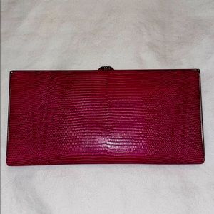 Lodis Thin Frame Wallet - Hot Pink